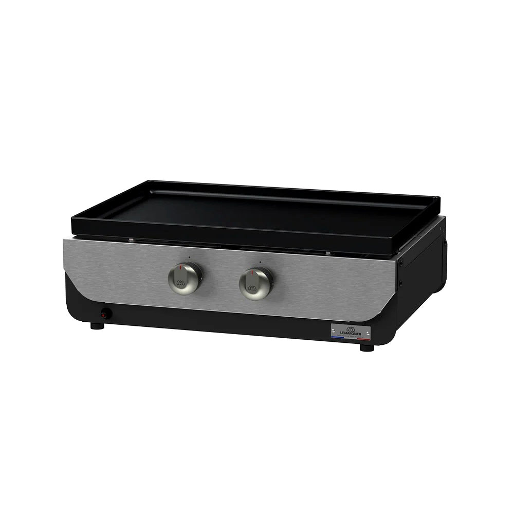 le marquier le marquier plancha elettrica original 260 duo in acciaio piastra da cucina professionale ean 3339380176980