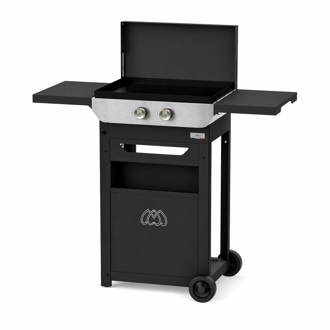 le marquier le marquier plancha elettrica original 260 duo con carrello coperchio e ripiani edition completa ean 3339380176973
