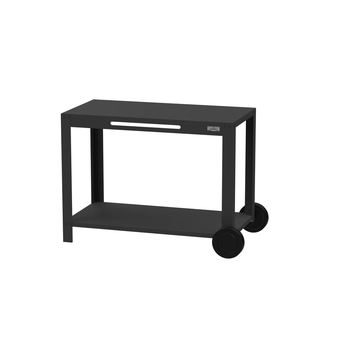 le marquier le marquier carrello table desserte 110 xl nero 110 x 64 cm carrello cucina outdoor con ripiani ean 3339380173071
