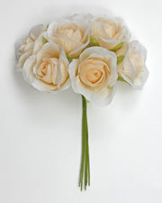 Line Two Elle Bouquet Pink Flowers Polyester D 3.5 Cm Pink 36 Pcs