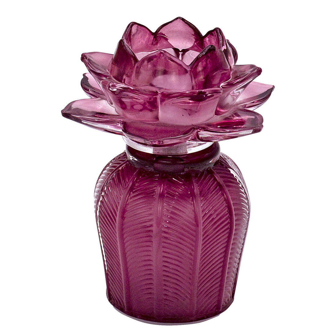 linea due elle linea due lume led fiore loto magenta 119 x 15 cm lampada decorativa led elegante per interni e atmosfere relax ean 8033551047042