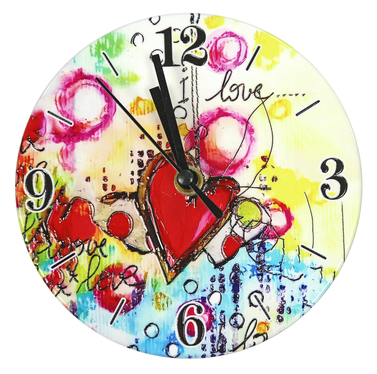 immagine-1-linea-due-elle-orologio-ceramica-decorazioni-cuori-d-13-cm-ean-8033551039337