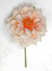 Linea Due Elle Rosa Spray D 11 Cm with Orange Stem 6 Pcs