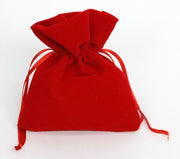 Linea Due Elle Fabric Bag 10 x 12 Cm Red 12 Pcs