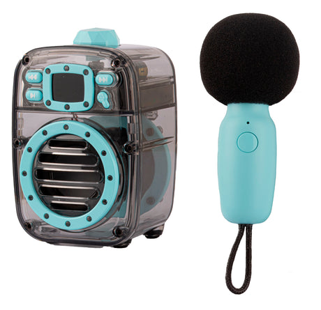 lowell lowell autoparlante karaoke con microfono10 w 65 x 10 x 7 cm blu ean 8008457068316