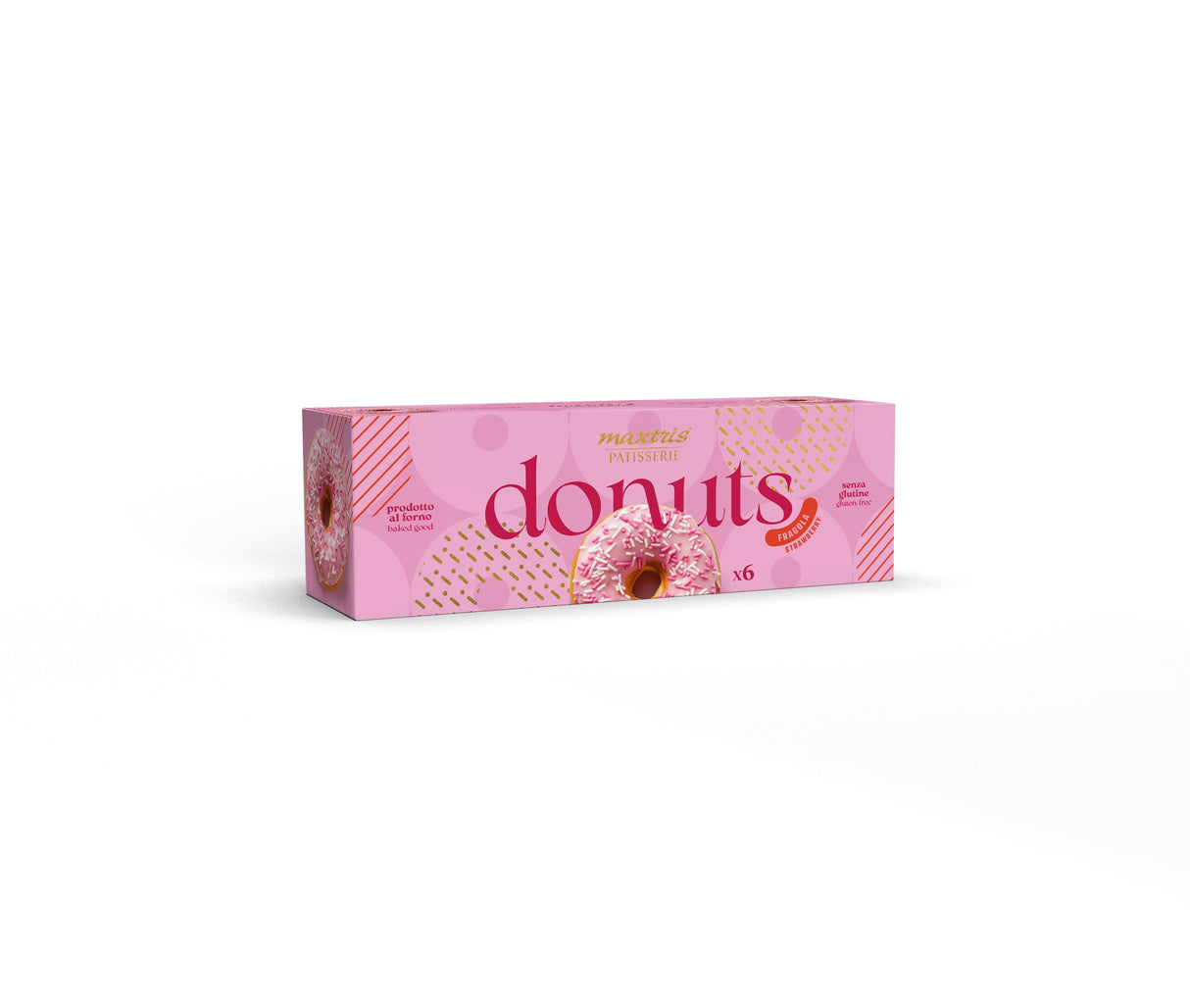 immagine-1-maxtris-donuts-fragola-con-glassa-rosa-210-gr-ean-8022470872590