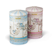 Maxtris Baby Carillon Tin Sugared Almonds 160 Gr Colored Light Blue