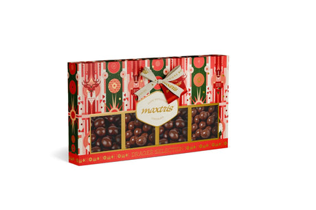 maxtris maxtris christmas chocolate collection misto natalizio praline in box 800 gr ean 8022470877120