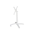 moia greenwood moia greenwood base tavolo in alluminio 40 x 40 cm tubo d 7 cm 7 kg bianco basamento resistente design moderno ean 8013054835469