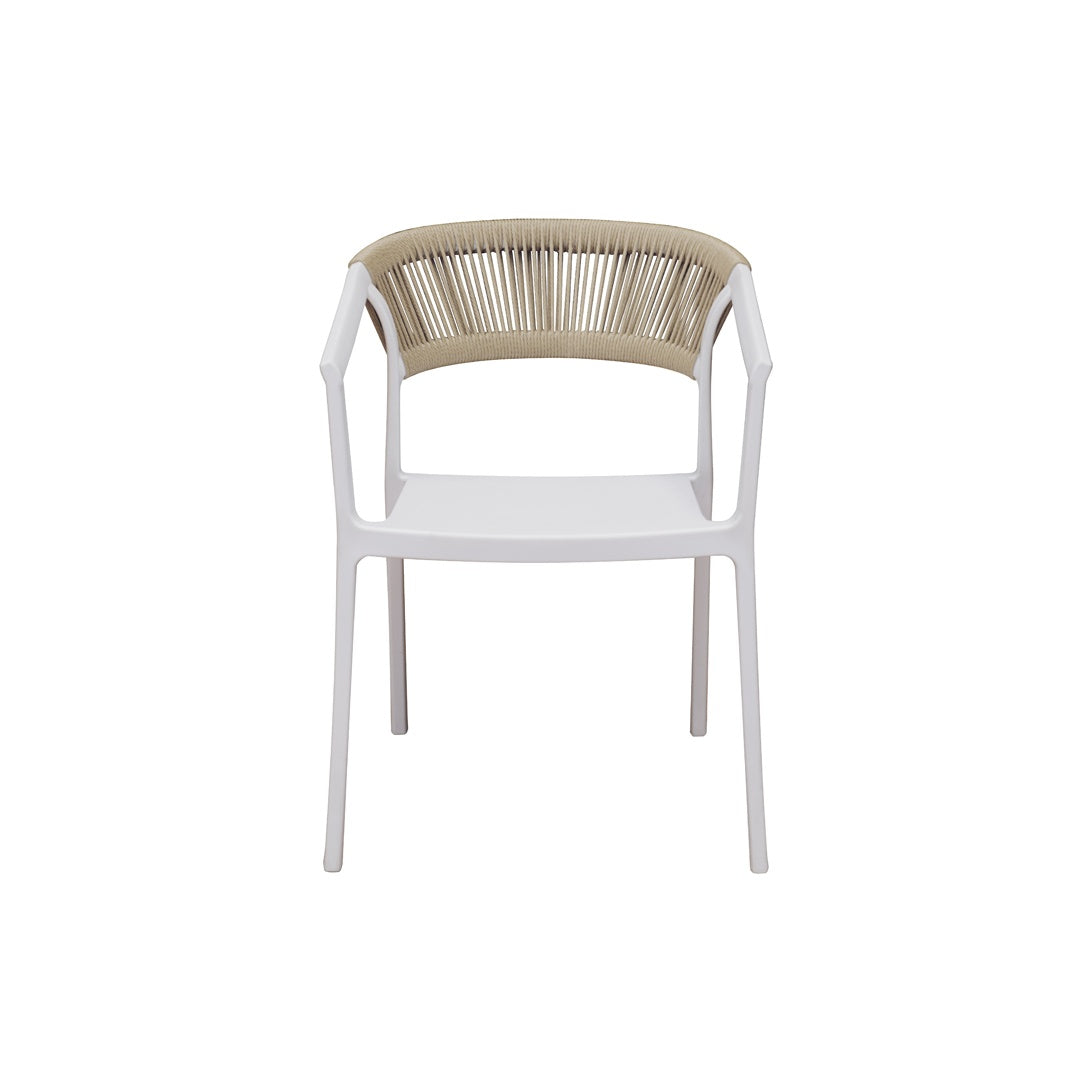 moia greenwood moia greenwood sedia lione in polipropilene bianco con corda paglia sedia outdoor impilabile resistente uv ean 8013054838521