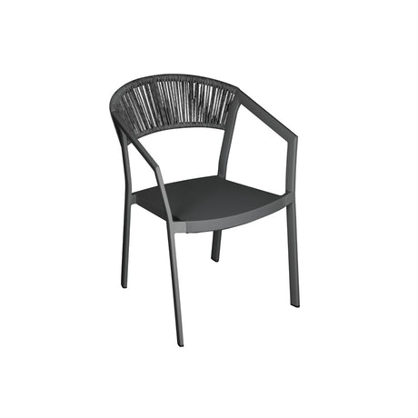 moia greenwood moia greenwood sedia poltrona cagliari in alluminio antracite poltrona outdoor con wicker antracite e textilene grigio chiaro ean 8013054835292