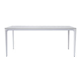 moia greenwood moia greenwood tavolo alghero 180 x 90 cm in alluminio bianco con piano in gres bianco tavolo outdoor design moderno ean 8013054837951