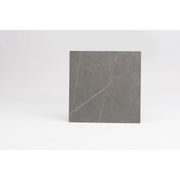 Moia Greenwood Grey Marble-effect Stoneware Table Top 80×80 cm