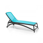 Nardi Atlantico Sun Lounger Anthracite Light Blue