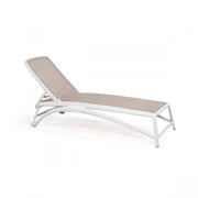 Nardi Atlantico White Dove Sunlounger Adjustable Polypropylene