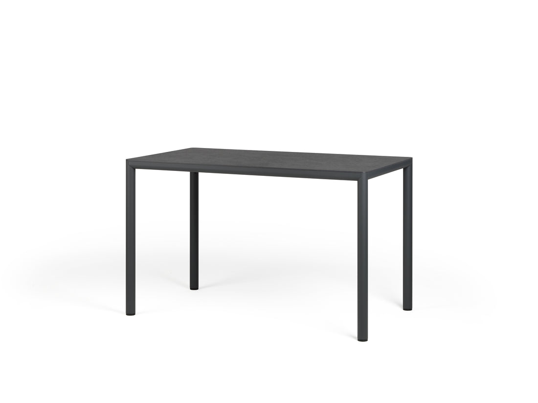 nardi nardi piave 120 x 70 tavolo rettangolare verniciato antracite lamin materia antracite ean 8010352555143