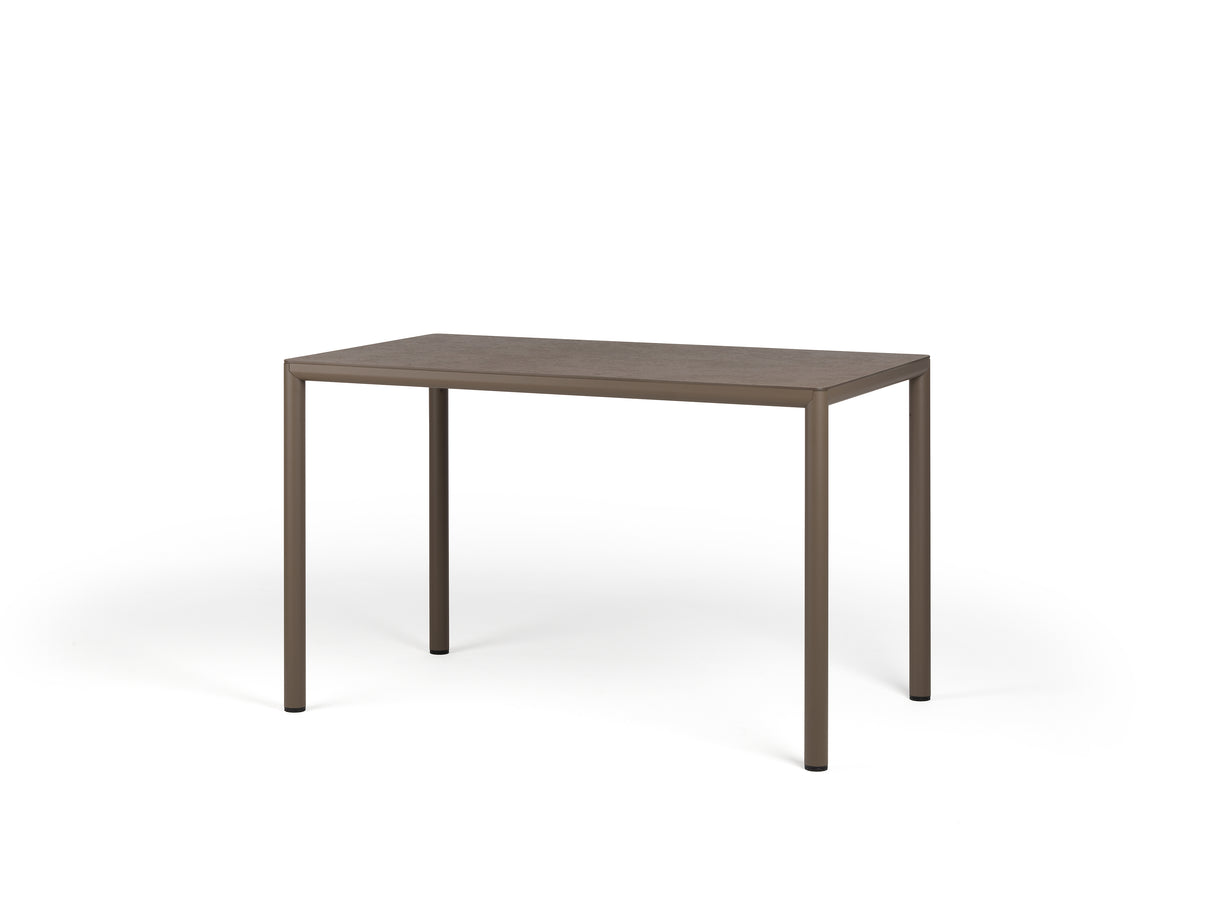 nardi nardi piave 120 x 70 tavolo rettangolare verniciato tabacco lamin materia tabacco ean 8010352555266