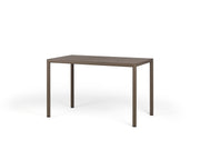 Nardi Piave 120 x 70 Rectangular Table Varnished Tobacco Lamin Materia Tobacco