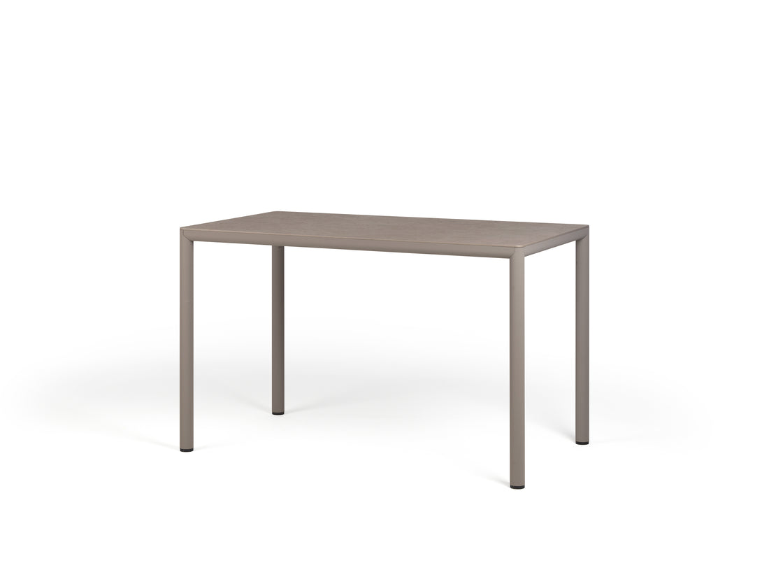 nardi nardi piave 120 x 70 tavolo rettangolare verniciato tortora lamin materia tortora ean 8010352555198