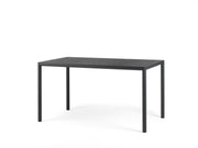 Nardi Piave 140 x 80 Rectangular Table Painted Anthracite Lamin Materia Anthracite