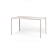 Nardi Piave 140 x 80 Rectangular Table Varnished Corda Laminated Materia Corda