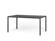Nardi Piave 160 x 90 Rectangular Table Painted Anthracite Lamin Materia Anthracite