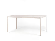 Nardi Piave 160 x 90 Rectangular Table Varnished Rope Lamin Materia Rope
