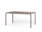 Nardi Piave 160 x 90 Painted Dove Grey Rectangular Table Lamin Materia Dove Grey