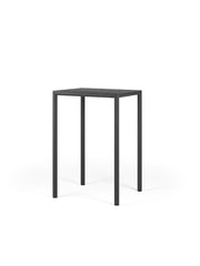 Nardi Piave 70 High Square Table Painted Anthracite Laminated Material Anthracite