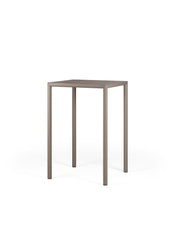 Nardi Piave 70 High Square Table Painted Dove Grey Laminate Material Dove Grey