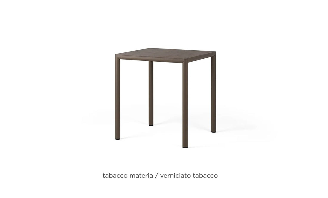 nardi nardi piave 70 tavolo quadrato verniciato tabacco lamin materia tabacco ean 8010352554467