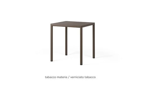 nardi nardi piave 70 tavolo quadrato verniciato tabacco lamin materia tabacco ean 8010352554467