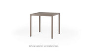Nardi Piave 80 Square Table Painted Dove Grey Laminated Materia Dove Grey