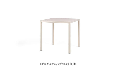 nardi nardi piave 90 tavolo quadrato verniciato corda lamin materia corda ean 8010352554887