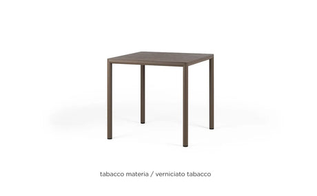 nardi nardi piave 90 tavolo quadrato verniciato tabacco lamin materia tabacco ean 8010352554863