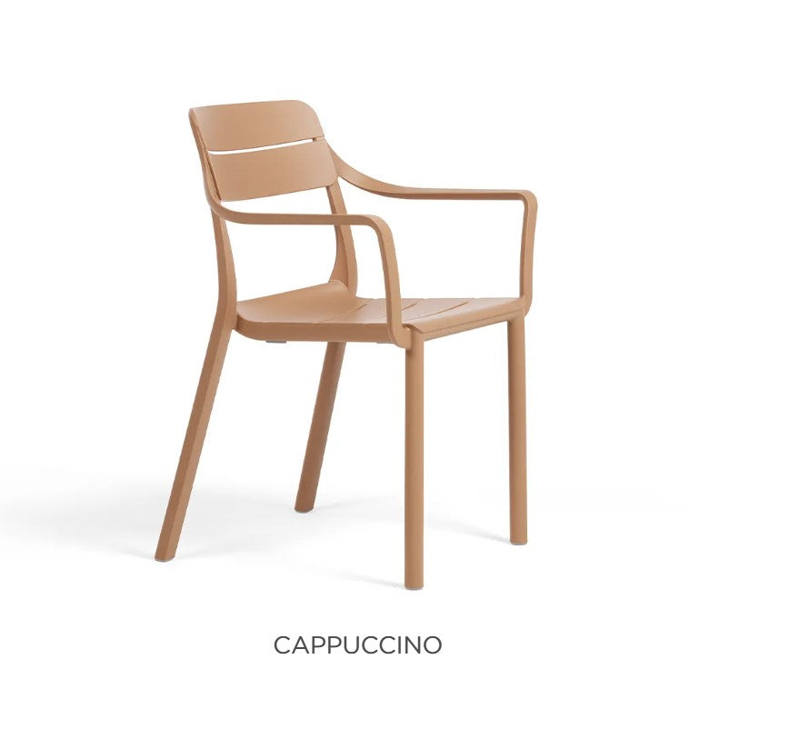 nardi nardi sedia cassia armchair colore cappuccino ean 8010352220140