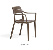 Nardi Cassia Armchair Tobacco Stackable
