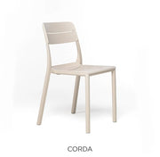 Nardi Cassia Bistrot Corda Polypropylene Stackable Chair