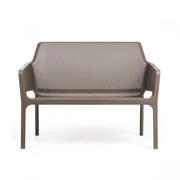 Nardi Net Bench Opaque Dove Grey Polypropylene 2-Seater