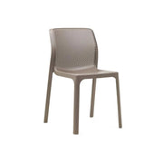 Nardi Bit Matt Dove Grey Perforated Polypropylene Chair