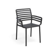 Nardi Doga Armchair Anthracite Stackable Polypropylene