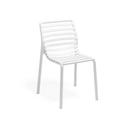 Nardi Doga Bistro Chair White Polypropylene Stackable