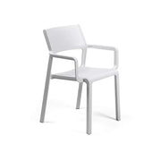 Nardi Trill Armchair White Polypropylene Stackable