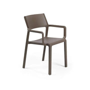 Nardi Trill Armchair Tobacco Polypropylene Stackable
