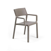 Nardi Trill Armchair Tortora Polypropylene Stackable