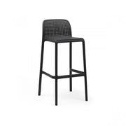 Nardi Lido Stool Anthracite Polypropylene Stackable