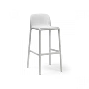 Nardi Lido Matt White Polypropylene Stool H76 cm