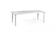 Nardi Extendable Table Libeccio Rectangular 100 x 160 / 220 Cm H 74 Cm White