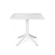 Nardi Clip 80 White Square Table