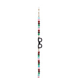 okkia okkia collana bijoux con palline in vetro per occhiali e mascherina colore gipsy ean 8056211376061